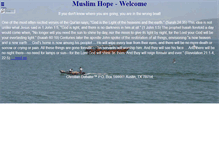Tablet Screenshot of muslimhope.com